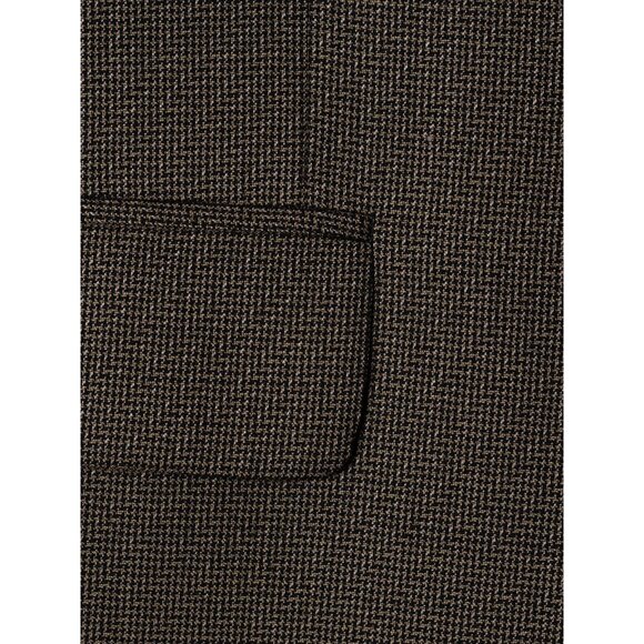 Vtg Chaps Ralph Lauren Mens 44R 3 Piece Houndstooth Wool Suit 36x30 Pants Vest - Picture 5 of 11